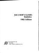 SAS user's guide