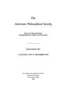 Am Philosophical Society Yearbook