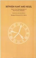 Between Kant and Hegel: Texts in the Development of Post-Kantian Idealism (SUNY Series in Hegelian Studies)
