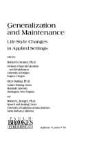 Generalization and maintenance