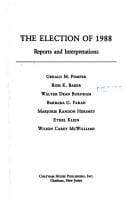 The Election of 1988