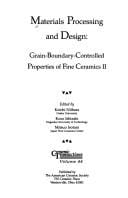 Materials processing and design