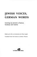 Jewish voices, German words