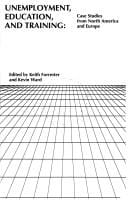 Unemployment, education, and training