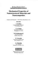 Mechanical properties of nanostructured materials and nanocomposites