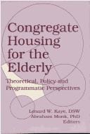 Congregate housing for the elderly