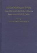 Of the making of books