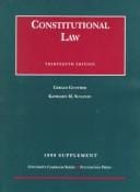 1999 supplement, Constitutional law, thirteenth edition