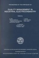 Quality Management in Industrial Electrochemistry (Proceedings / Electrochemical Society)
