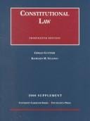2000 supplement, Constitutional law, thirteenth edition