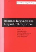 Romance languages and linguistic theory 2000