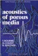 Acoustics Porous Media