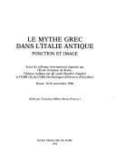 Le mythe grec dans l'Italie antique