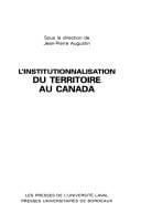 L'institutionnalisation du territoire au Canada