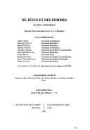 De Jésus et des femmes