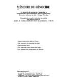 Memoire du génocide