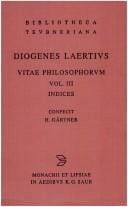 Bibliotheca scriptorum Graecorum et Romanorum Teubneriana. First Edition: Diogenes Laertius: vitae philosophorum, vol. III: indices
