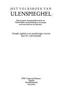 Het Volksboek van Ulenspieghel