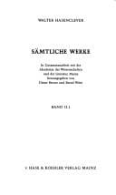 Samtliche Werke (Die Mainzer Reihe)