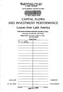 Capital flows and investment performance