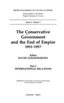 The Conservative government and the end of empire, 1951-1957