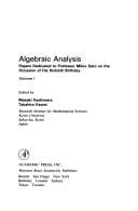 Algebraic analysis