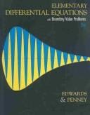 Elementary differential equations with boundary value problems
