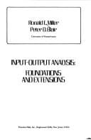 Input-output analysis