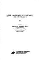 Later language development