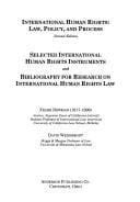 International human rights : law, policy, and process