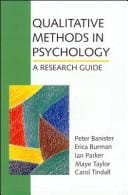 Qualitative Methods in Psychology