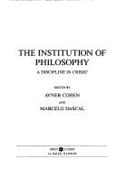 The Institution of Philosophy