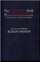 The Columbia book of Chinese poetry