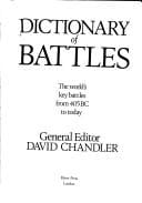 Dictionary of battles
