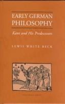 Early German philosophy