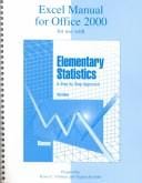 Excel Manual to Accompany Elementary Statistics