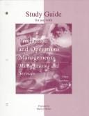 Study Guide for Use With Production and Operations Management