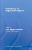 Public policy for regional development