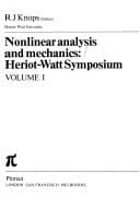 Nonlinear analysis and mechanics