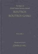 The Papers of United Nations Secretary-General Boutros Boutros-Ghali