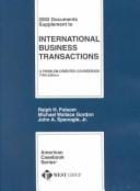 2002 Documents Supplement to International Business Transactions