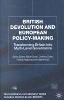 British devolution and European policy-making