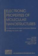Electronic properties of molecular nanostructures