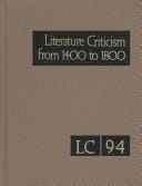 Literature Criticism, 1400-1800