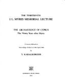 The archaeology of Cyprus
