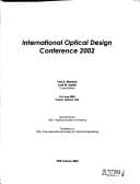 International Optical Design Conference 2002