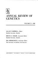 Annual review of genetics