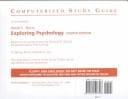 Computerized Study Guide to Accompany Exploring Psychology