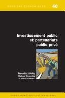 Fiscal Policy and Public Investment (Economic Issues)