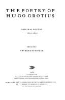 The poetry of Hugo Grotius =